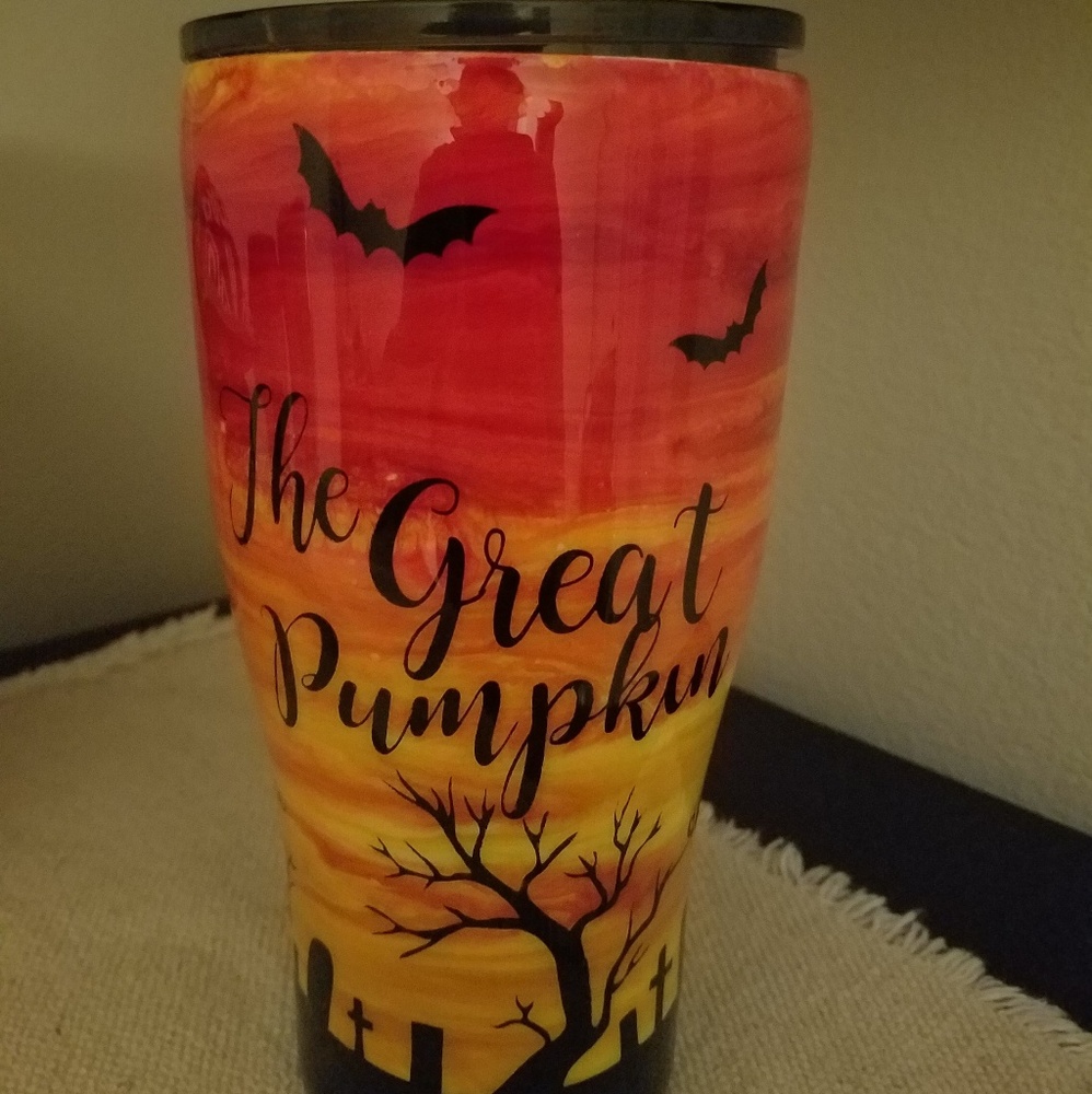 The Great Pumpkin tumbler